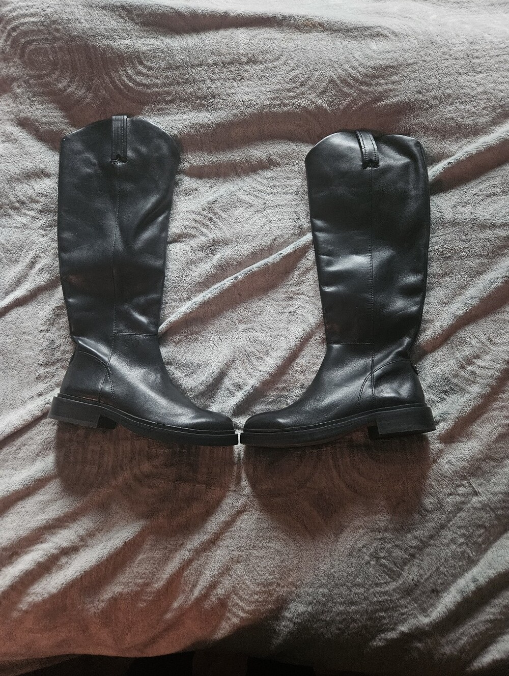 Sam Edelman Black Over-the-Knee Leather Boots